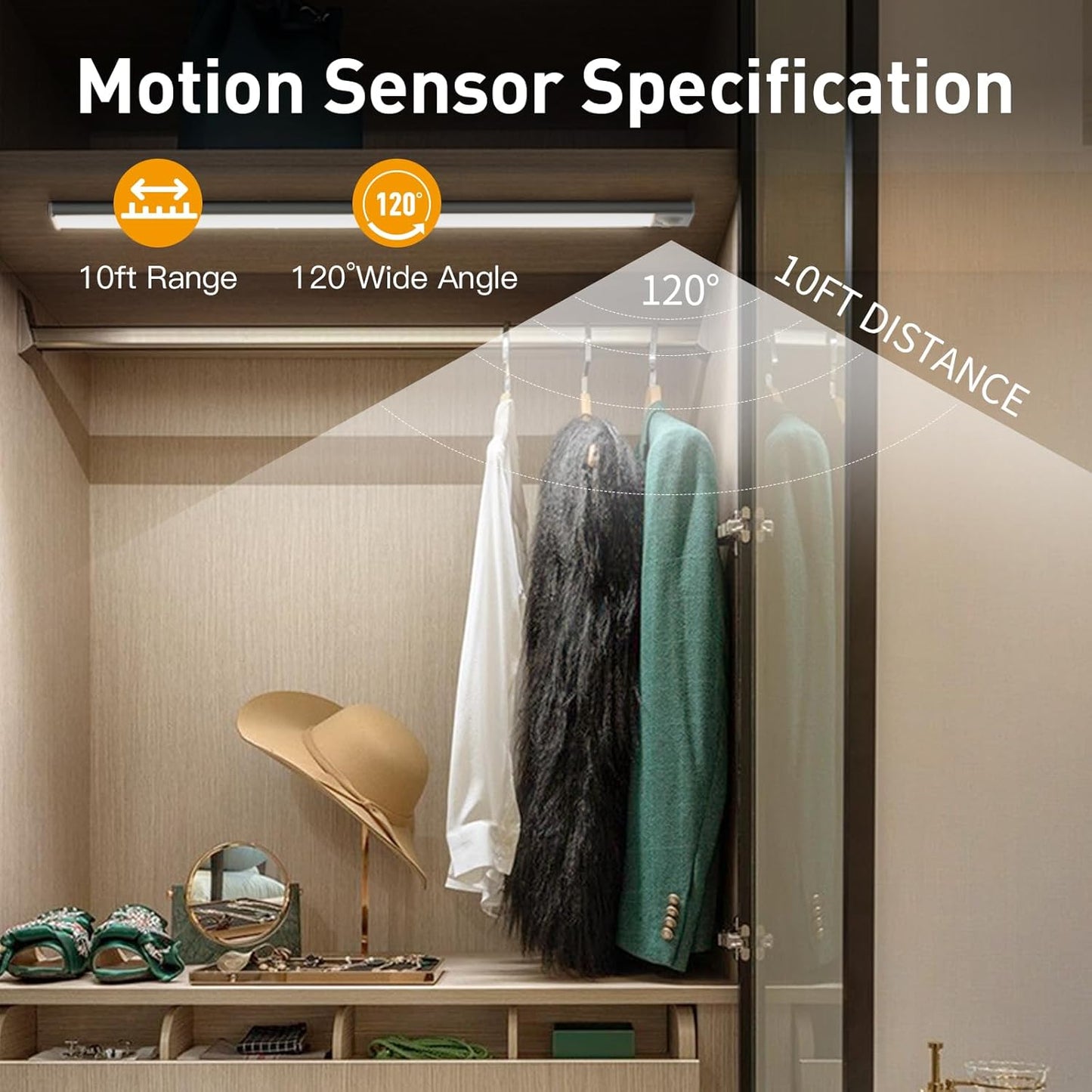 Smart Motion Sensor LED Closet Light